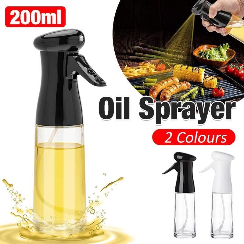 Olive Oil Sprayer Dispenser Cooking Baking BBQ Spray Bottle Kitchen Tool HG - Black