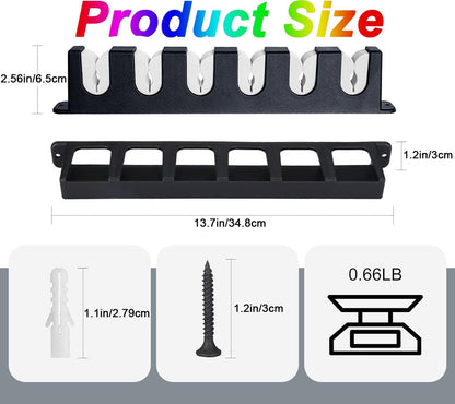 Vertical Fishing Rod Storage Rack Holder Wall Mount,6-Rod Fishing Pole Holder Wall Fishing Rod Storage Fixed Stand,Fishing Rod Holder Wall Mount Fishing Rod Holder Fishing Rod Storage Rack