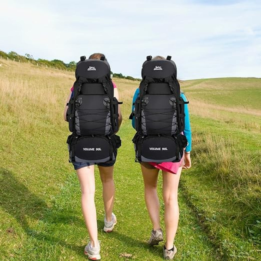 90L Waterproof Hiking Camping Backpack Trekking Travel  Bag