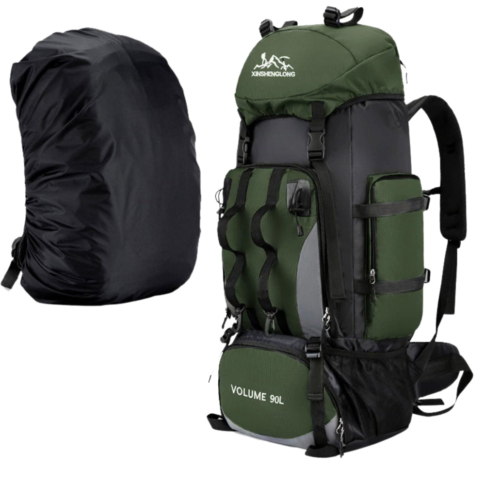 90L Waterproof Hiking Camping Backpack Trekking Travel  Bag