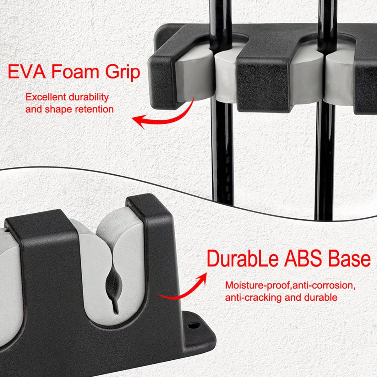Vertical Fishing Rod Storage Rack Holder Wall Mount,6-Rod Fishing Pole Holder Wall Fishing Rod Storage Fixed Stand,Fishing Rod Holder Wall Mount Fishing Rod Holder Fishing Rod Storage Rack