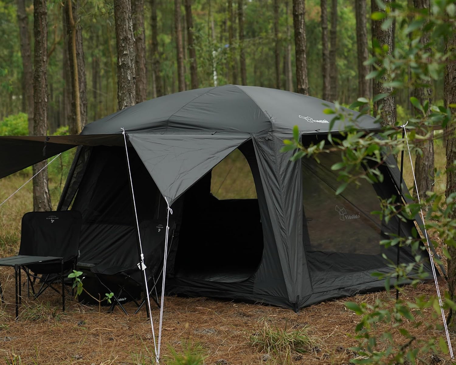 4-6 Person /8-10 Person Camping Tent with 3 Door 2 Room Large Family Cabin Tents, Double Layer Waterproof Portable Glamping Tent, Big Tents for Outdoor Camping Hiking and Backpacking