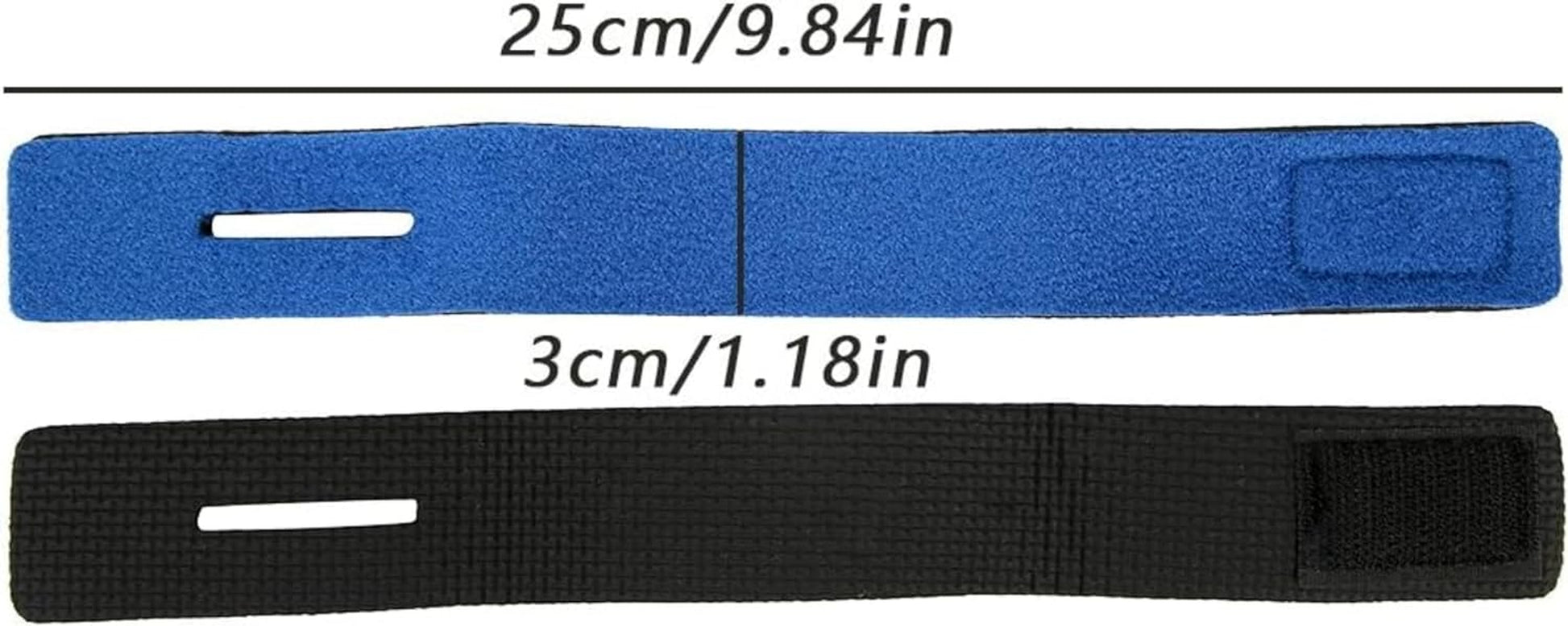 Fishing Rod Ties 12 Pcs Fishing Pole Straps Fishing Rod Straps Holder Fishing Pole Holder Belt Elastic Fishing Rod Holder Strap (25 Cm)