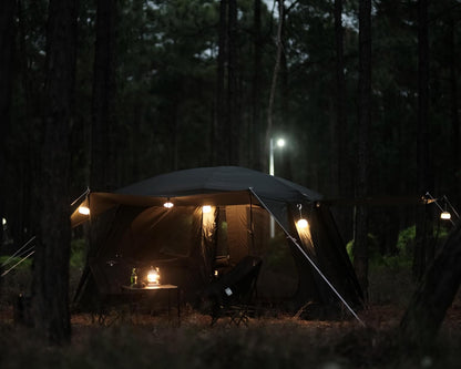 4-6 Person /8-10 Person Camping Tent with 3 Door 2 Room Large Family Cabin Tents, Double Layer Waterproof Portable Glamping Tent, Big Tents for Outdoor Camping Hiking and Backpacking