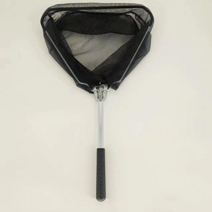 Foldable Fishing Net,Lightweight, Portable, Retractable, Suitable for Trout and Bass Fishing, Aluminum Alloy Handle,Durable Nylon Net for Safe Fishing or Release, Length 21 Inches,Special Fishing Net