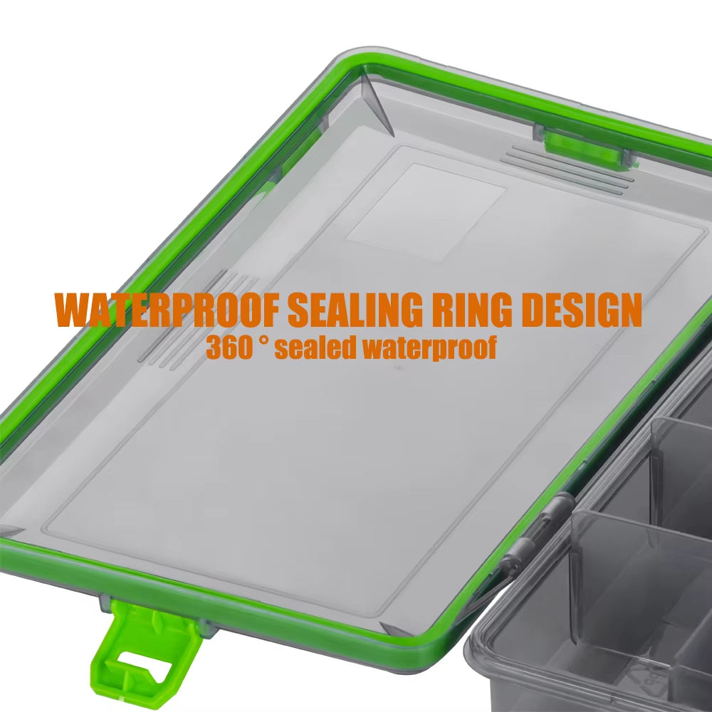 Waterproof Fishing Gear Box, Fishing Equipment Bait Box, Fishing Hook Storage Box, Fishing Tool Accessories