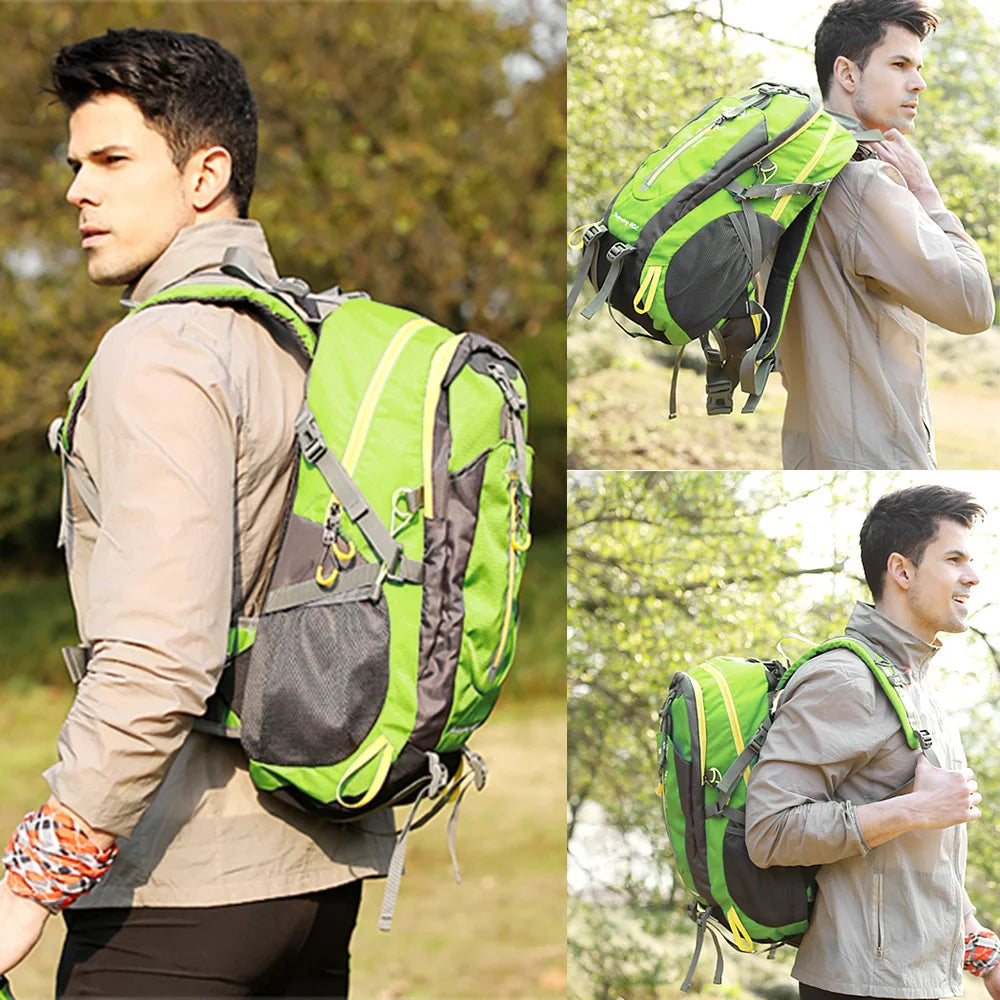 40L Water Resistant Travel Backpack Camp Hike Laptop Daypack Trekking Climb Back Bags for Men Women