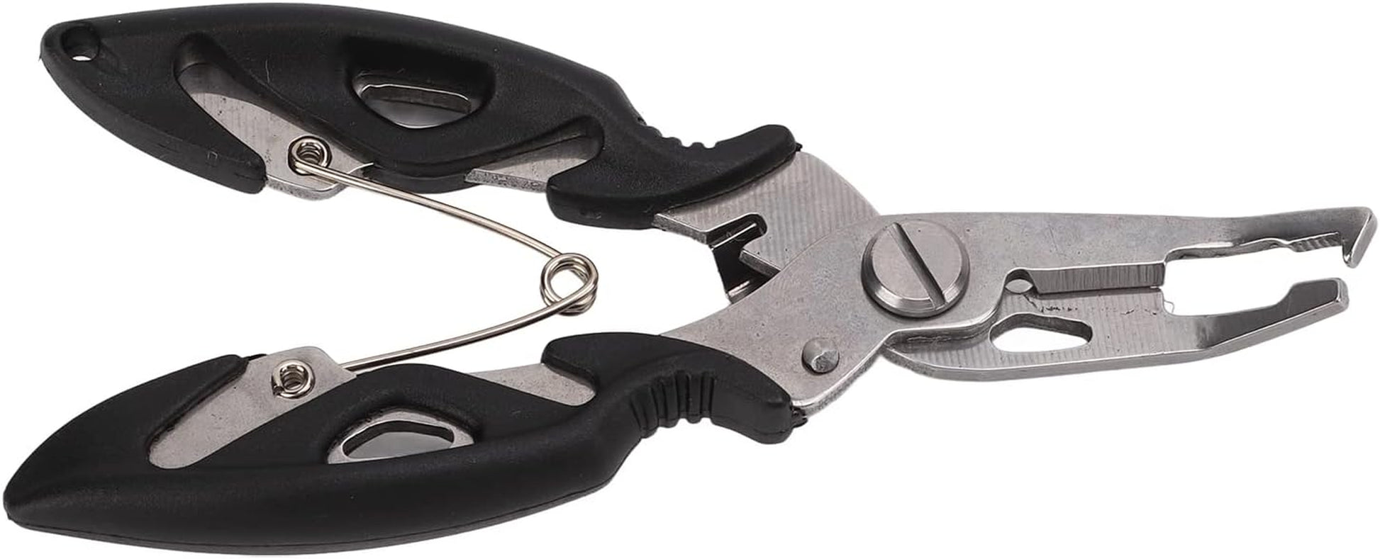 Fishing Pliers, Stainless Steel Fishing Scissors Multifunctional Fish Line Cutter Hook Remover with Ergonomic Handle, for Anglers Outdoor Accessories