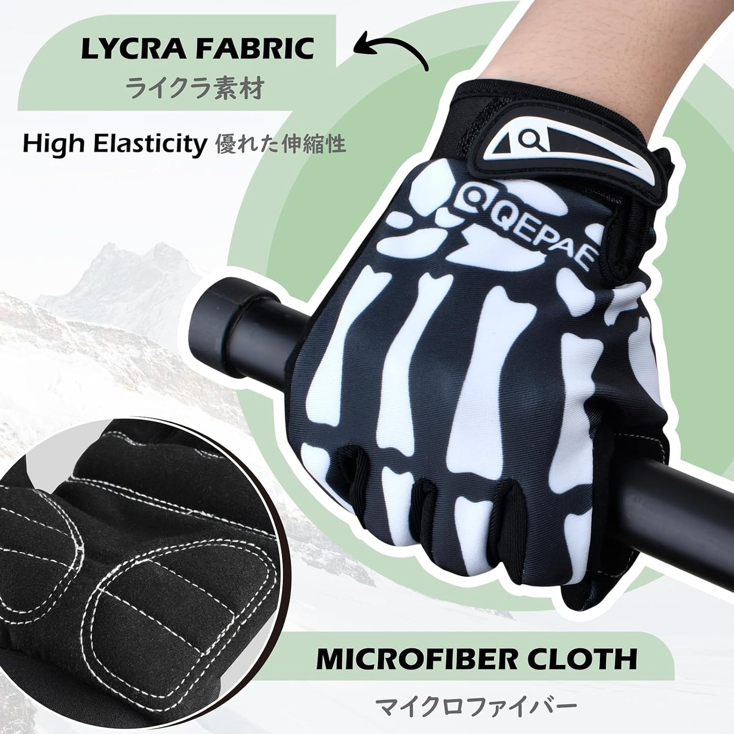 Cycling Gloves Mountain Road Biking Riding Gloves Breathable Wear-Resisting Shock-Absorbing for Men and Women