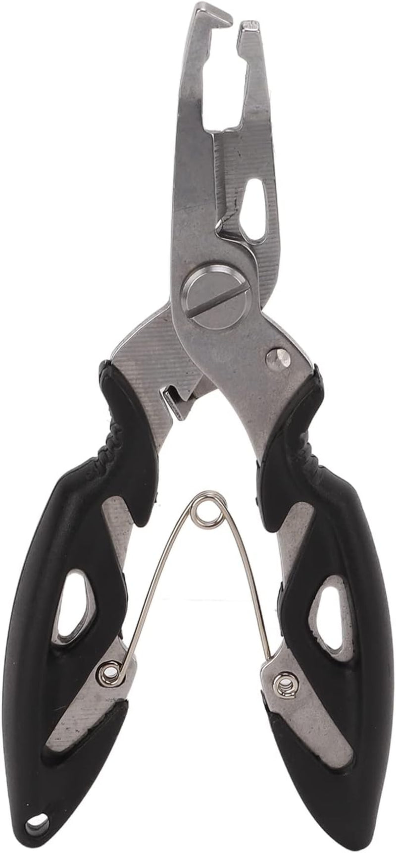 Fishing Pliers, Stainless Steel Fishing Scissors Multifunctional Fish Line Cutter Hook Remover with Ergonomic Handle, for Anglers Outdoor Accessories
