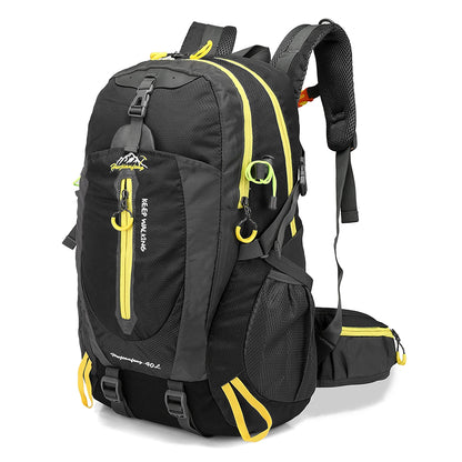 40L Water Resistant Travel Backpack Camp Hike Laptop Daypack Trekking Climb Back Bags for Men Women