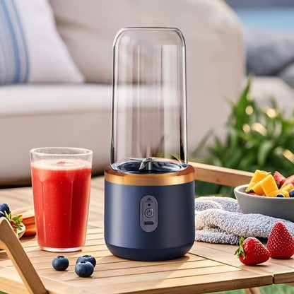 Personal Blender Portable Blender Smoothie Blender Protein Shake Blender Juice - Blue - Size Single cup