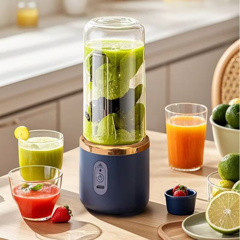 Personal Blender Portable Blender Smoothie Blender Protein Shake Blender Juice - Green - Size Double cup