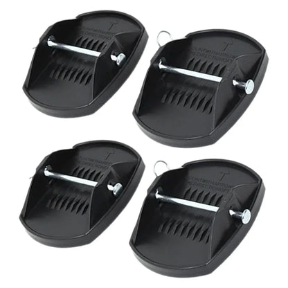 RV Support Brackets 4pcs Universal Stabiliser Pads Anti Sinking Feet For Trailer