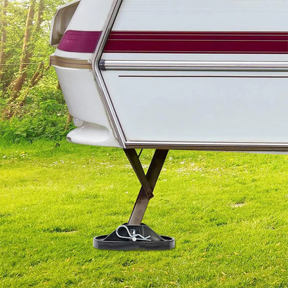 RV Support Brackets 4pcs Universal Stabiliser Pads Anti Sinking Feet For Trailer