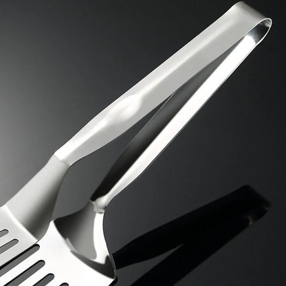 Stainless Steel Steak Tongs Multi-Functional Kitchen Tool for BBQ and Fried Fish