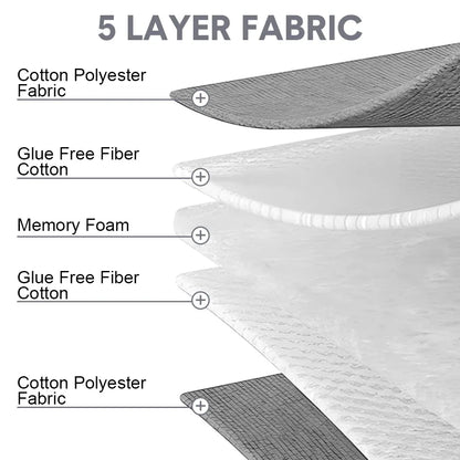Foldable Floor Mattress Roll Up Futon Mattress Thicken Memory Foam for Bedroom Guest Room and Travel Portable Japanese Sleeping Tatami Mat 1x2m Grey