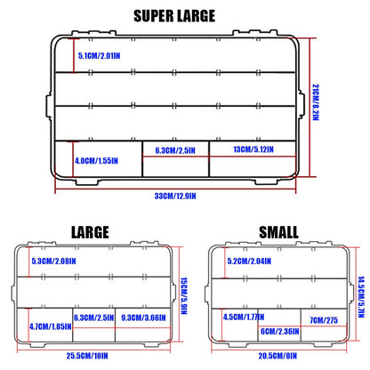 Waterproof Fishing Gear Box, Fishing Equipment Bait Box, Fishing Hook Storage Box, Fishing Tool Accessories