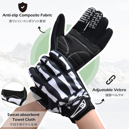 Cycling Gloves Mountain Road Biking Riding Gloves Breathable Wear-Resisting Shock-Absorbing for Men and Women