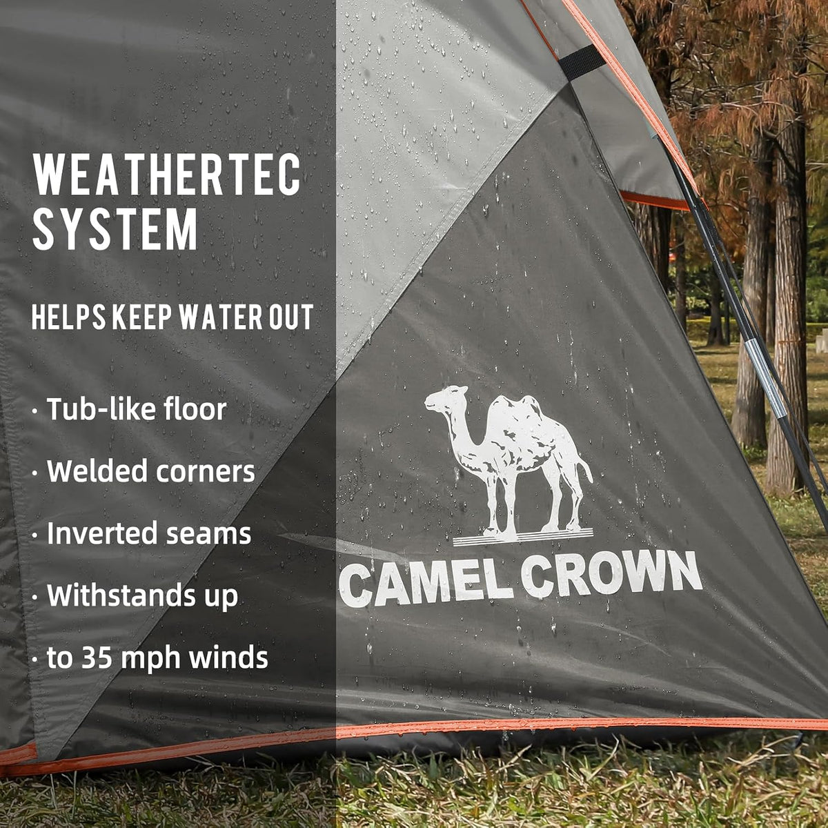 Tents for Camping 6 Person Tent Waterproof Easy Setup Backpacking Tents with Floor Mats 4/5/6 Person Family Tent for Outdoor Hiking