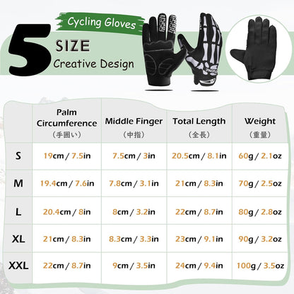 Cycling Gloves Mountain Road Biking Riding Gloves Breathable Wear-Resisting Shock-Absorbing for Men and Women